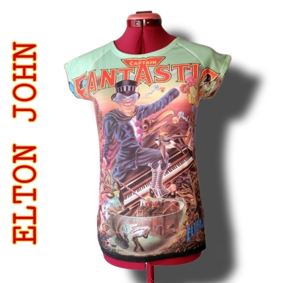 Elton John T-Shirt 🎹 - Picture 1 of 6